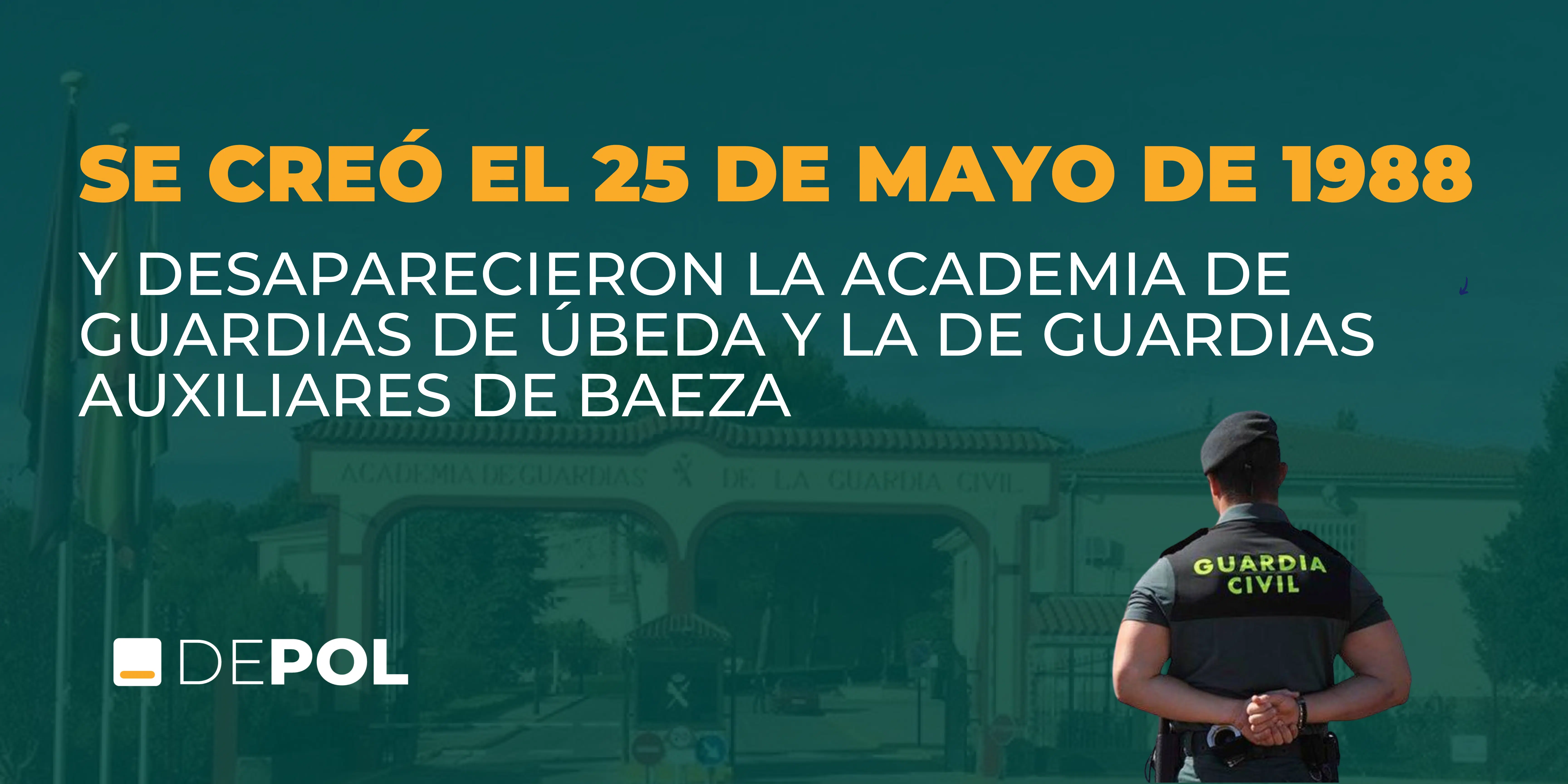 La Academia de Guardias y Suboficiales de Baeza cumple 35 años de su creación