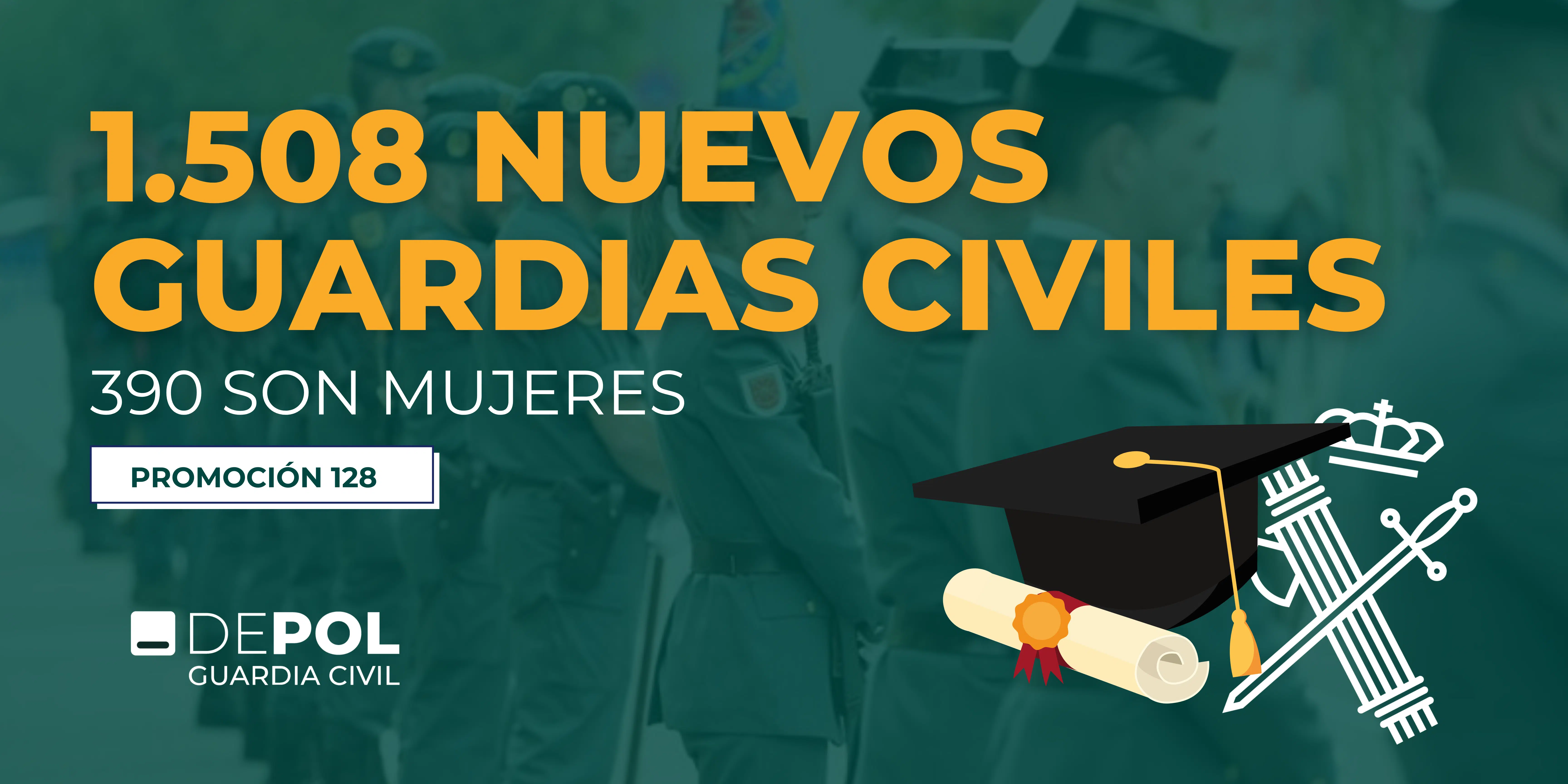 Finaliza el periodo de formación de la promoción 128 en Baeza