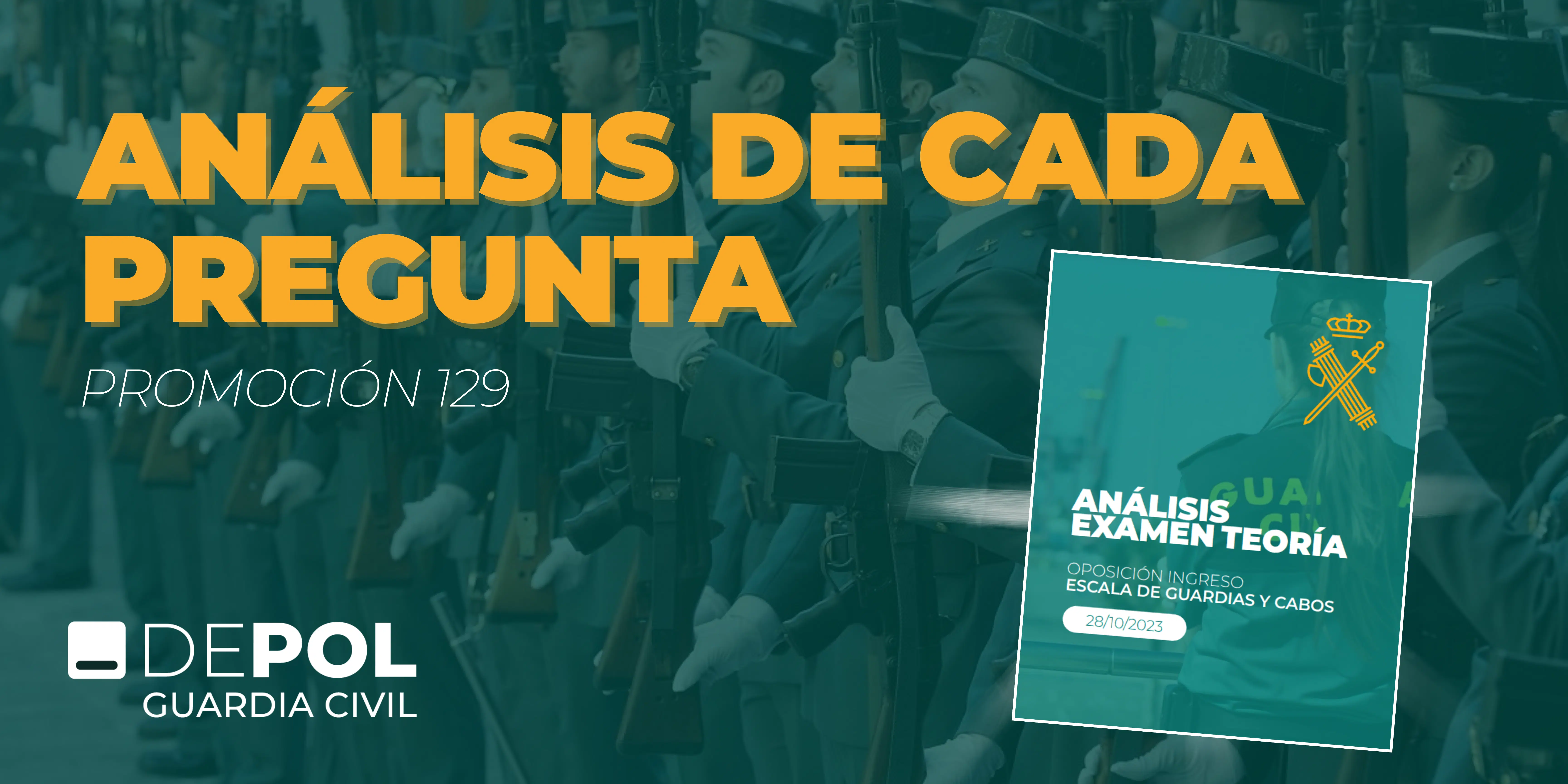Análisis del examen de Ingreso a la Guardia Civil